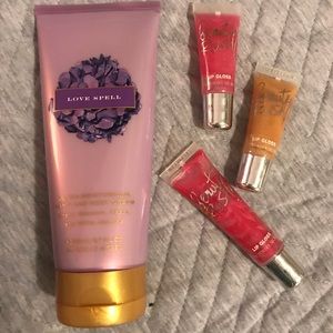 Victoria Secret lotion & lip glosses